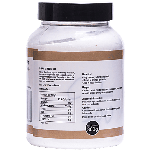 Buy Flavour Drum Calcium Lactate Powder Used To Treat Low Calcium