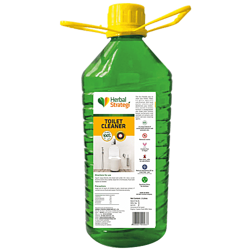 Buy Herbal Strategi Toilet Cleaner NonToxic, Kills 99.9 Germs