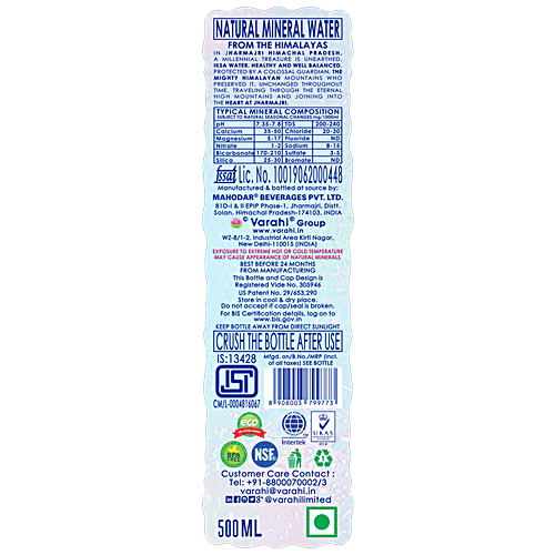 Buy Varahi Iksa Still Natural Mineral Water Helps In Better Digestion