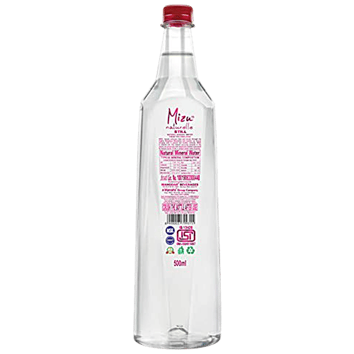 Varahi Mizu Naturelle Mineral Water - Helps In Better Digestion, 500 ml  