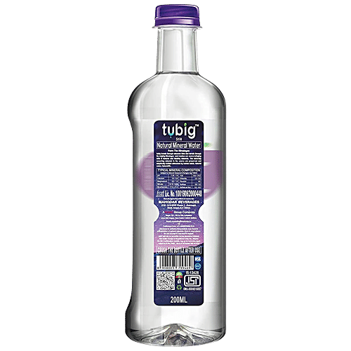 Varahi Tubig Still Natural Mineral Water - Helps In Better Digestion, 200 ml  