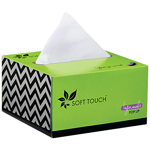Buy Soft Touch Informal Ultra Soft Facial PopUp Tissue Box Online at