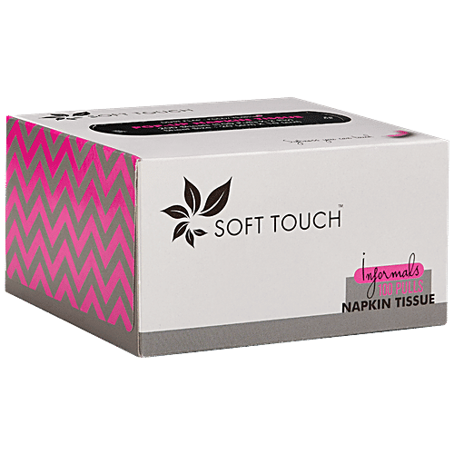 Soft Touch Informal Facial Napkin Tissues - 2 Ply, 200 pcs Box 