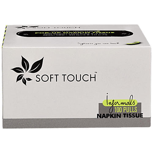 Soft Touch Informal Facial Napkin Tissues - 2 Ply, 200 pcs Box 