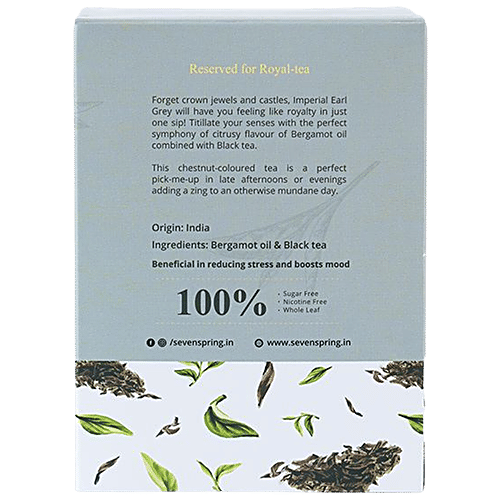 Buy Seven Spring Earl Grey Goodness Of Black Tea & Bergamot Oil