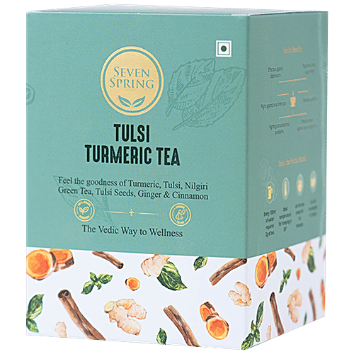 Buy Seven Spring Tulsi Turmeric Tea Helps Fight Against Viral