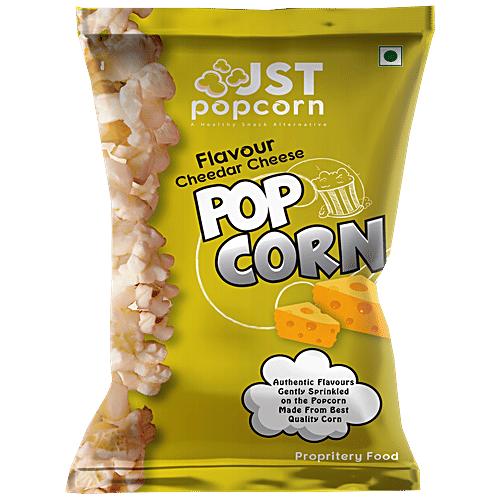 Buy JST POPCORN Cheedar Cheese Popcorn GlutenFree Online at Best