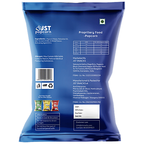 Buy JST POPCORN Classic Butter Salt Crunchy Online at Best Price of Rs 20 bigbasket