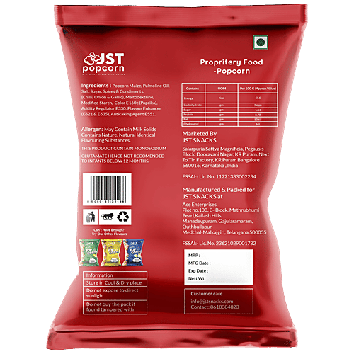 Buy JST POPCORN Peri Peri Popcorn GlutenFree Online at Best Price of