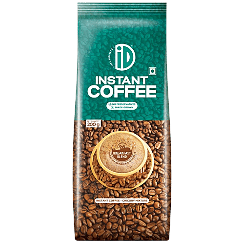 Buy iD Instant Coffee Powder Chicory Mix, ShadeGrown, No