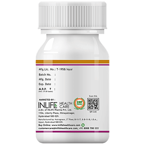 Buy INLIFE Natural Garlic Oil 500 mg Capsules For Heart,Cholesterol & Weight Loss Online at