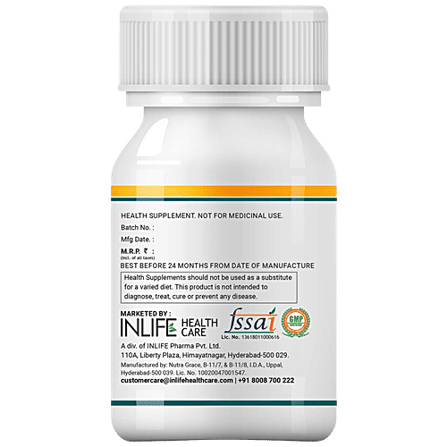 INLIFE Turmeric Oil Ginger Oil Garlic Oil Capsules - Immunity Boosters, Heart Health, 60 pcs  