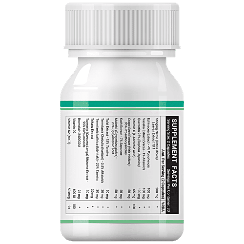 INLIFE Lung Detox Supplement Capsules - With Stinging Nettle, Echinacea, Supports Healthy Lungs, 60 pcs