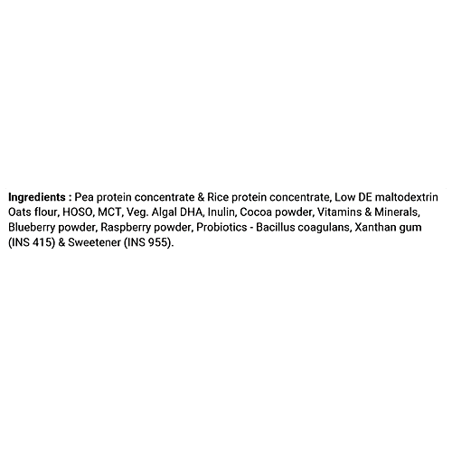 INLIFE Vegan Protein Meal Shake Powder - Mango, 17.5g Protein, Non-Dairy, Lactose-Free, 500 g  