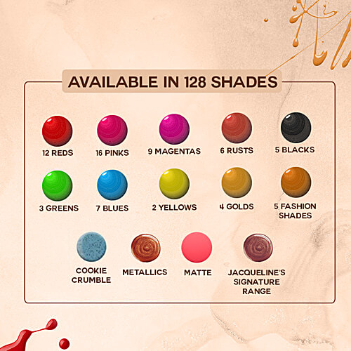 ColorBar Vegan Nail Lacquer - With Calcium & Biotin, High Gloss, 100% Coverage, 8 ml Charm - 070