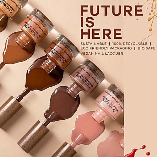 ColorBar Vegan Nail Lacquer - With Calcium & Biotin, High Gloss, 100% Coverage, 8 ml Charm - 070