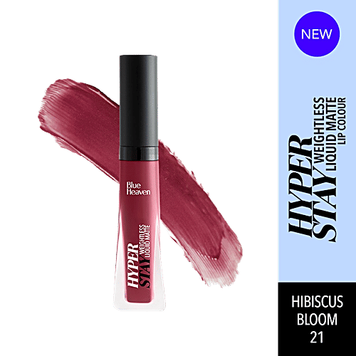 Buy Blue Heaven Hyper Stay Weightless Liquid Matte Lip Colour NonSticky, Smudge Proof Online