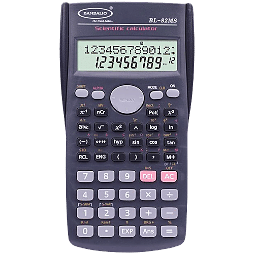 Bambalio BL-82MS Scientific Calculator - 240 Functions, 1 pc  Dual Line LCD Display