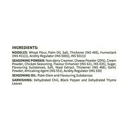 Vits Instant Noodles - Cheese Carbonara, No Added Preservatives, 85 g  