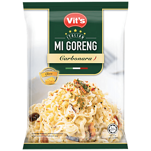Vits Instant Noodles - Cheese Carbonara, No Added Preservatives, 85 g  