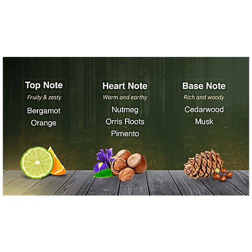 Wow Skin Science Eau De Parfum Doon Deodars - Crisp & Woody, All Day Fragrance, Longlasting, Unisex Perfume, 30 ml