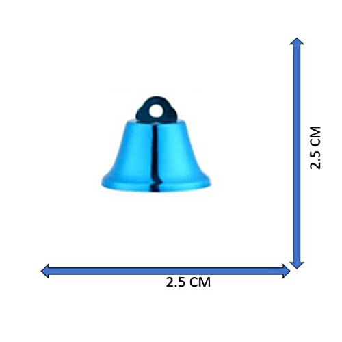 Creative Space Christmas Decoration Hanging Multicolour Bells - Plastic, 12 pcs  Sparkling Bells
 Multicolour Delight