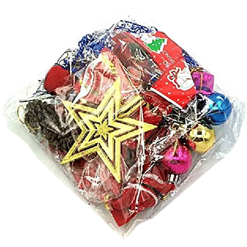 Creative Space Christmas Decoration Set - Mixed Ornaments, Reusable, Reflective, 1 pc  Reflective Ornaments
 Reusable Decorations