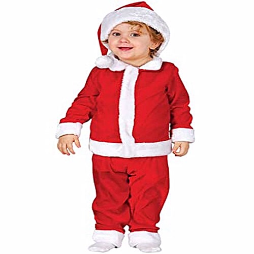 Buy Creative Space Christmas Santa Claus Dress For Kids, 1 To 2 Year