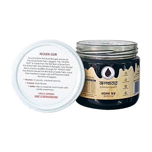 Jolkhabar Nolen Gur, 300 ml  No Added Added Sugar, Preservative Free, High Nutrition, Naturally Processed