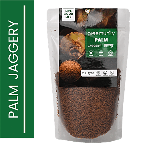 Greemunity Palm Jaggery, 200 g Pouch 