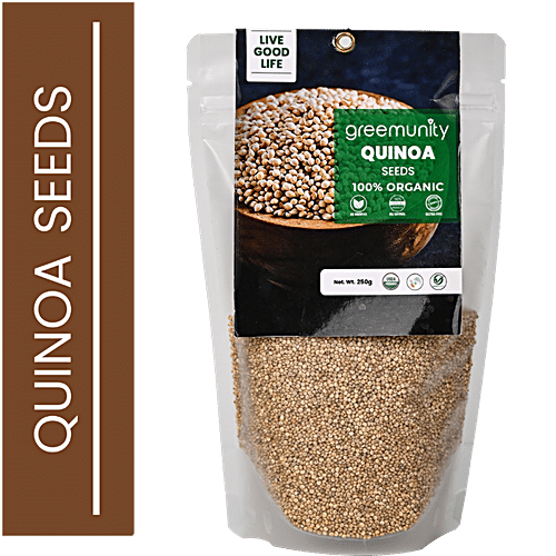 Buy greemunity ORGANIC QUINOA SEEDS Online at Best Price of Rs 166.25