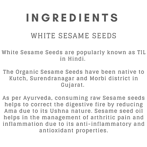 Buy greemunity ORGANIC WHITE SESAME SEEDS Online at Best Price of Rs
