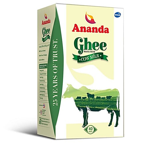 Buy Ananda Ghee Made From Cow Milk, Boosts Immunity Online at Best Price of Rs 643.75 bigbasket