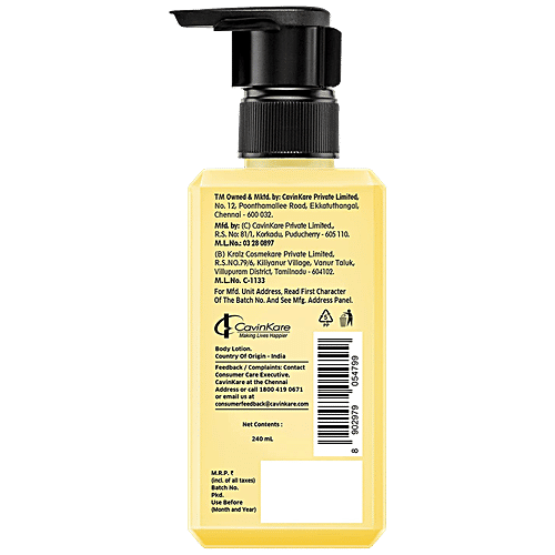 Buds & Berries Oil Nourish Body Lotion - Macadamia & Vanilla, Provides Intense Hydration, No Parabens, 240 ml  
