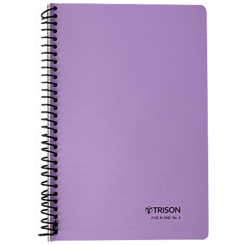 Buy Trison Spiral Coloured Notebook 160 Pages, 70 GSM, No. 4 Online