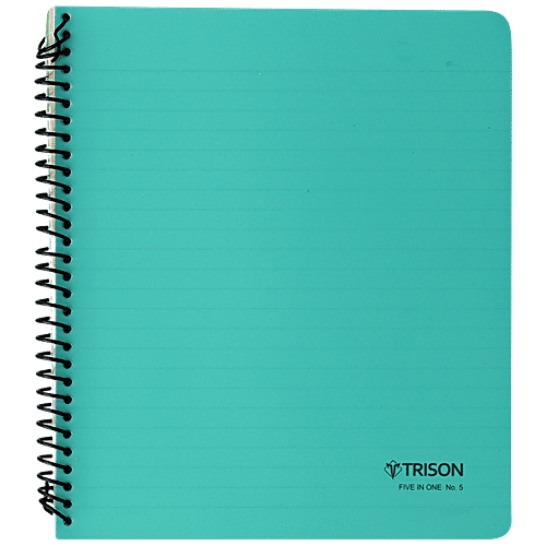 Buy Trison Spiral Coloured Notebook 160 Pages, 70 GSM, No. 5 Online