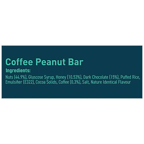 Buy Rage Coffee Coffee Peanut Bar Wholesome Snack, Natural
