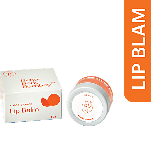 Better Body Bombay  Lip Balm - Ultra Moisturising, Nourishes Delicate Skin, 10 g Blood Orange 