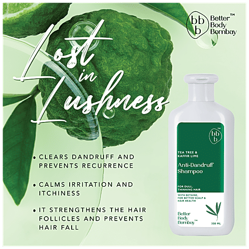 Buy Better Body Bombay AntiDandruff Shampoo Tea Tree & Kaffir Lime