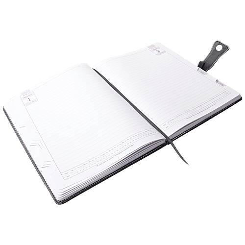 Cubic Foam New Year Diary 2023 - Sunday Separate, Matte Black, 240 mm x 180 mm, 365 Pages, 1 pc  