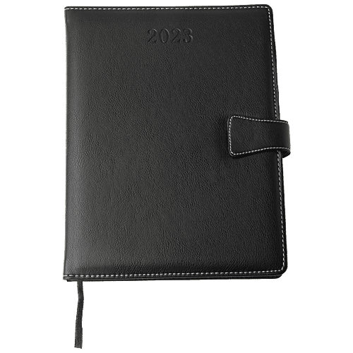 Cubic Foam New Year Diary 2023 - Sunday Separate, Matte Black, 240 mm x 180 mm, 365 Pages, 1 pc  