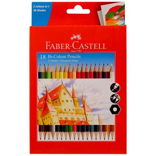 Buy Faber castell Bi-Colour Pencils - 36 Shades Online at Best Price of Rs  220 - bigbasket