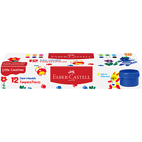 Buy Faber castell Tempera Paint Colour For Paper & Cards Fun Online