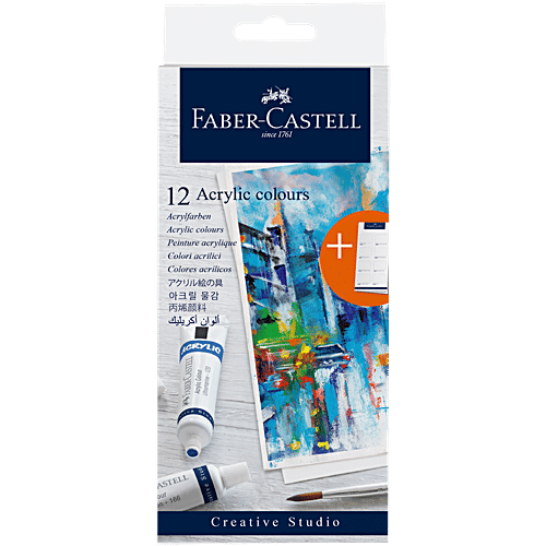 Pennello Rotondo Faber-Castell Misura 8 - Setole Sintetiche Per Acquerello E Tecniche Pittura - Foto 2
