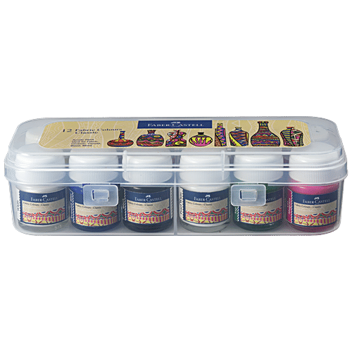 Buy Faber castell Fabric Colours Classic Acrylic Paint for Canvas