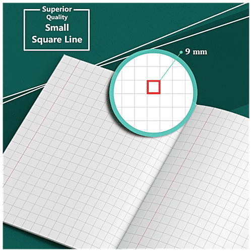 Target Publications Small Square Notebook - 76 Pages, Hard Bound, Brown Cover, 57 GSM, 1 pc