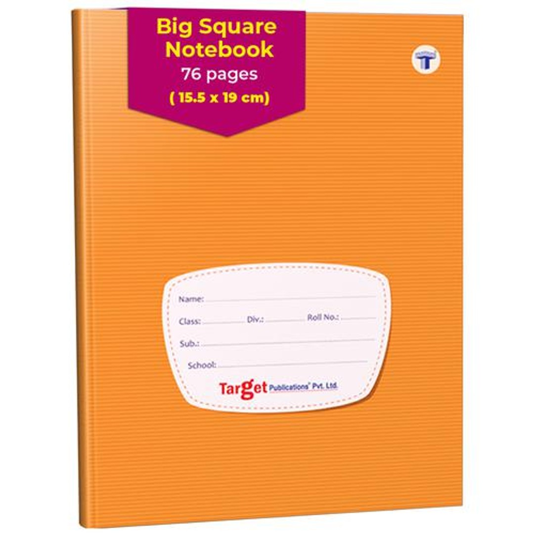 Buy Target Publications Notebook Big Square, Brown Cover With Label
