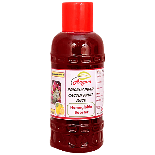 Buy AAGAM Prickly Pear Cactus Fruit Juice With Vitamin C, No Added