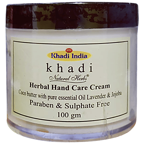 Buy KHADI NATURAL HERBS Herbal Hand Care Cream Cocoa Butter, Lavender, For Soft & Supple Skin