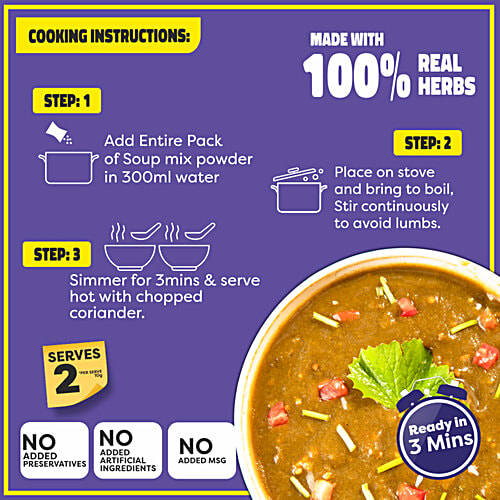 Saaral Vallarai Soup Mix - Made With Real Herbs, 20 g  